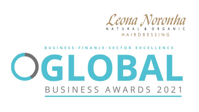Most Outstanding Organic Hair & Nail Salon - Oxfordshire & Distinction Award for Natural Hairdressing Education 2021 - Global Business Insight Awards